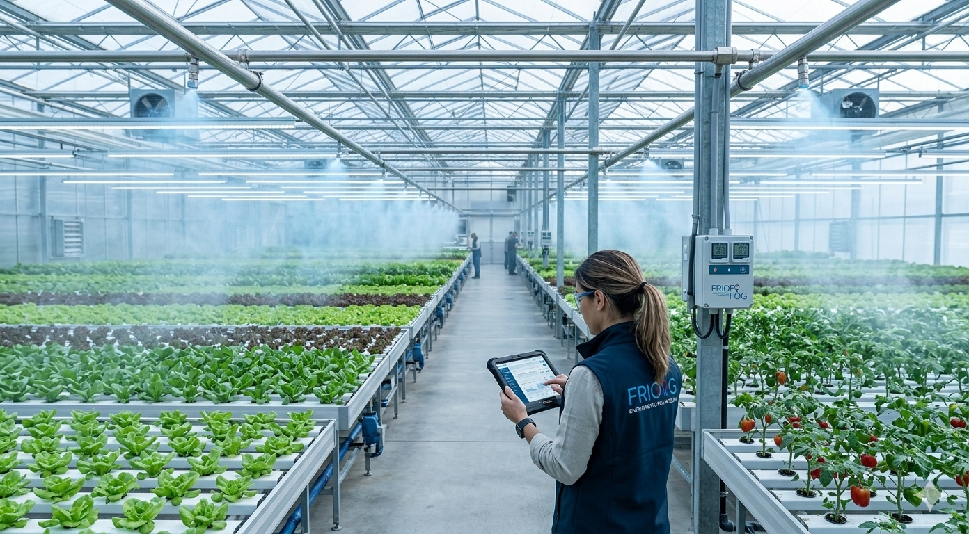 Optimización climática para viveros y horticultura